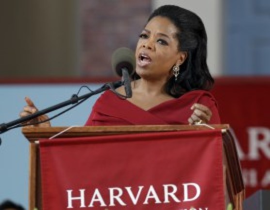 Oprah gives Commencement speech at Harvard